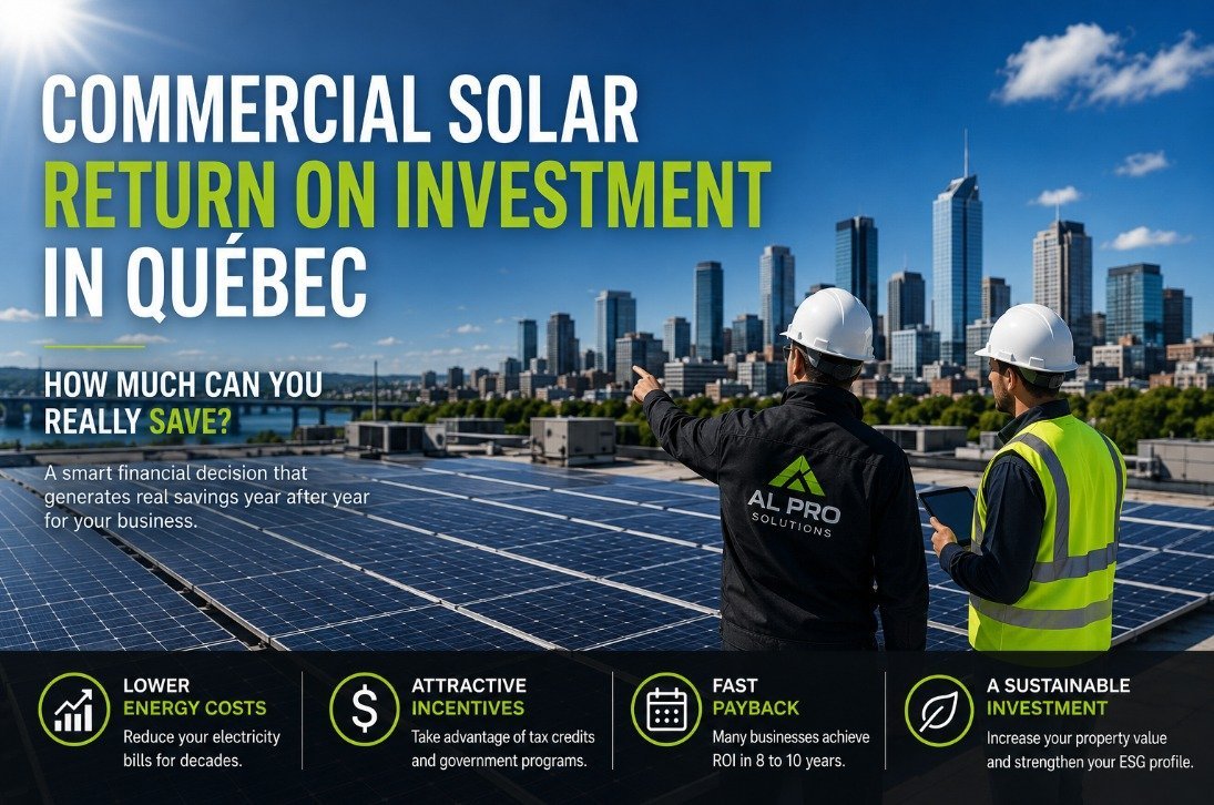 Commercial solar return on investment in Québec: how much can you really save?